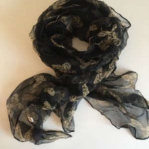 100% silk scarf